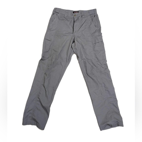 Tru-Spec Men’s Gray Ripstop Cargo Utility Pants- Size‎ M/L - Picture 1 of 4